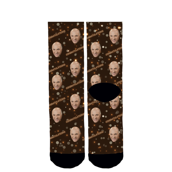 Custom Congrats Face Socks Online