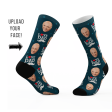 Custom   I Love Dad  Face Socks Sale