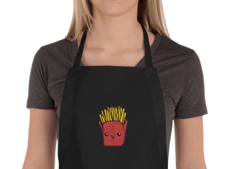 Mr. Fries Embroidered Apron Online Hot Sale