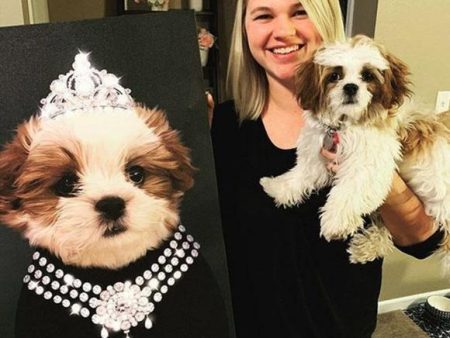 Classy Lady Custom Pet Portrait Sale