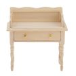 Maxbell Wooden Writing Desk Makeup Vanity Table for 1 12 Dollhouse Furniture Online Hot Sale