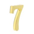 Maxbell Golden Self-Adhesive Door Number Sign Plaque Digit Number for Home Outdoor Number 7 Online Sale